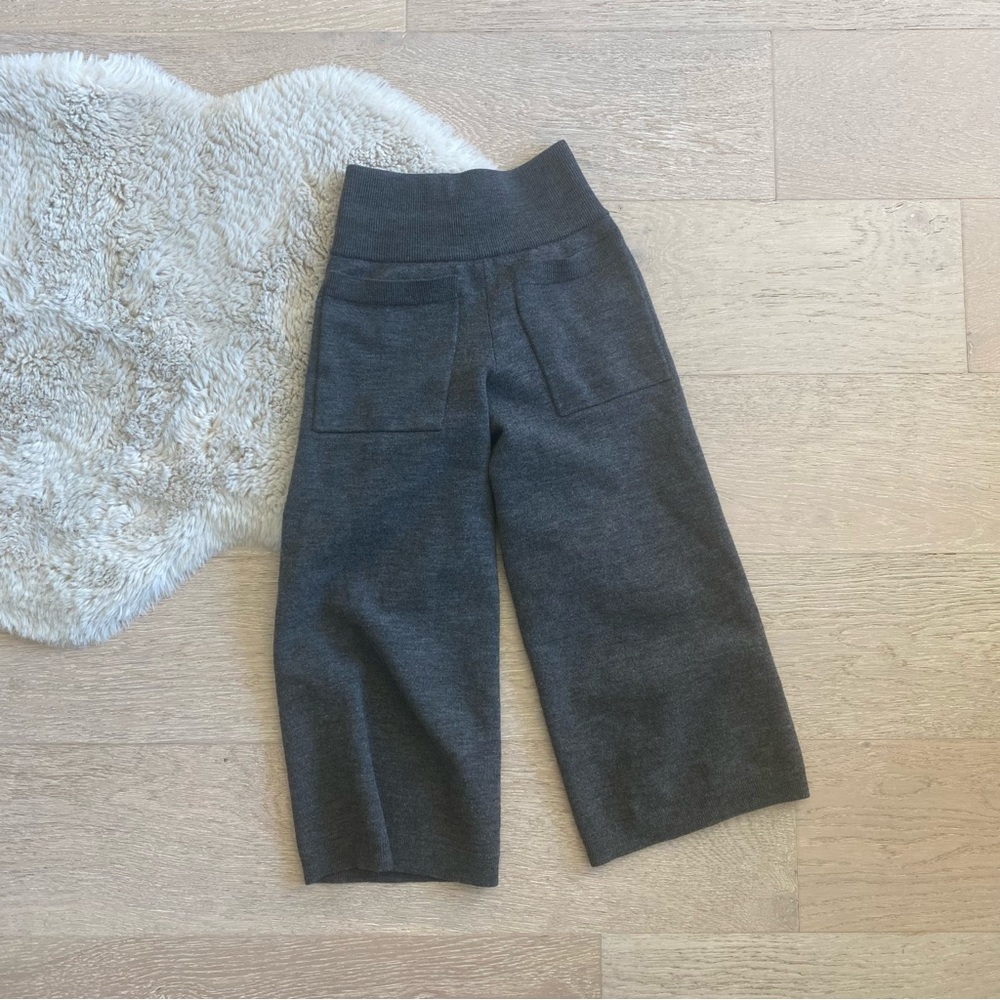 Aritzia Wilfred wool cropped front-pocket stretchy pants, size XXS